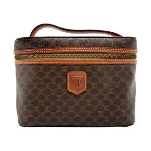 Celine handbag brown Macadam coated canvas